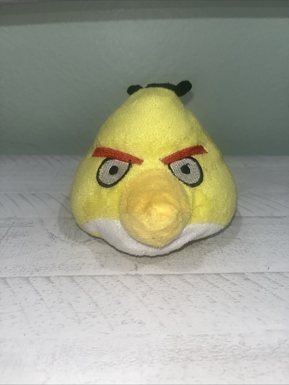 Angry Birds Yellow Bird Plush No Sound 2010 5 Inch Hartz